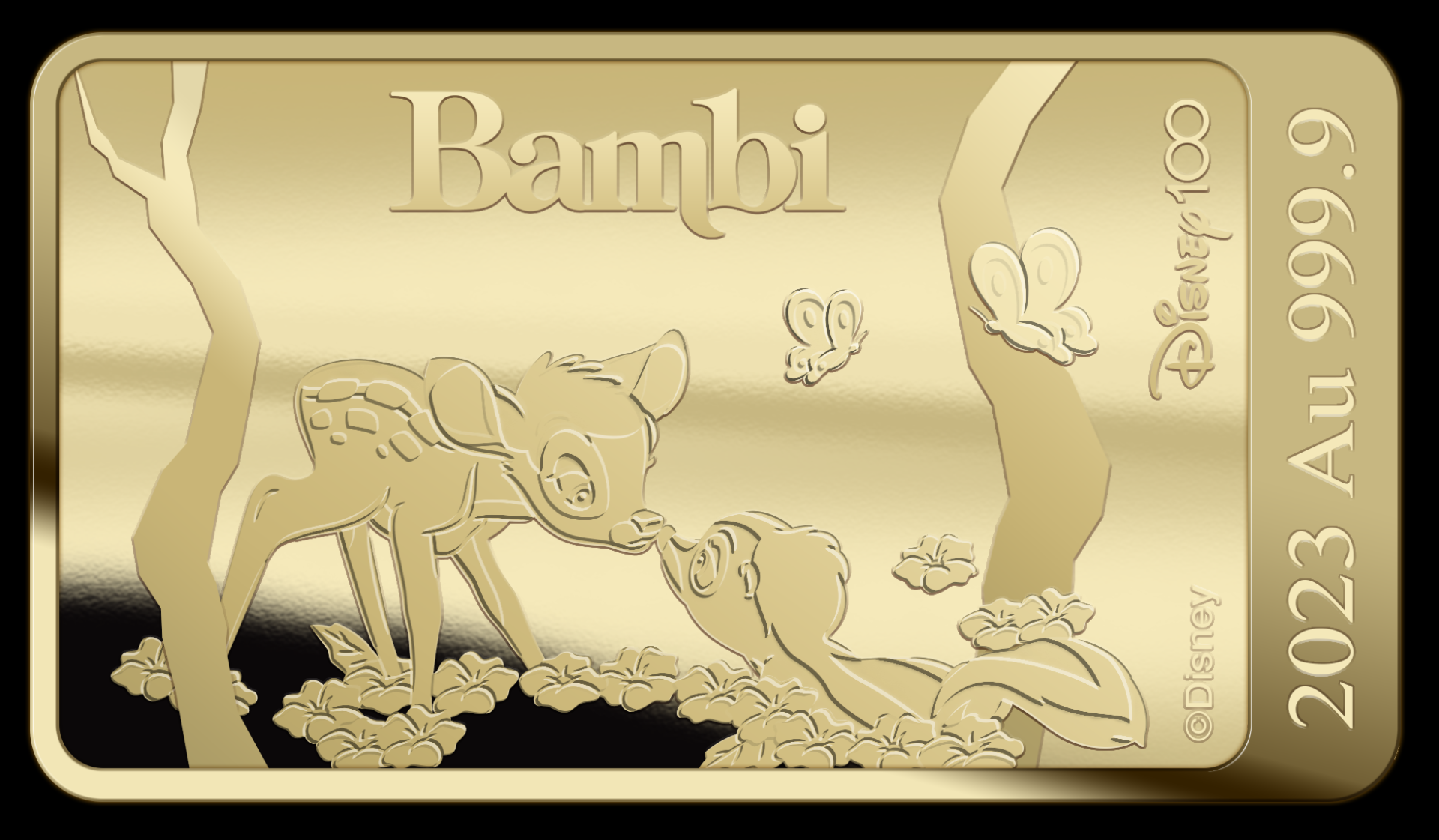 Bambi Goudbaar – Disney 100 Jaar (1/100 oz)