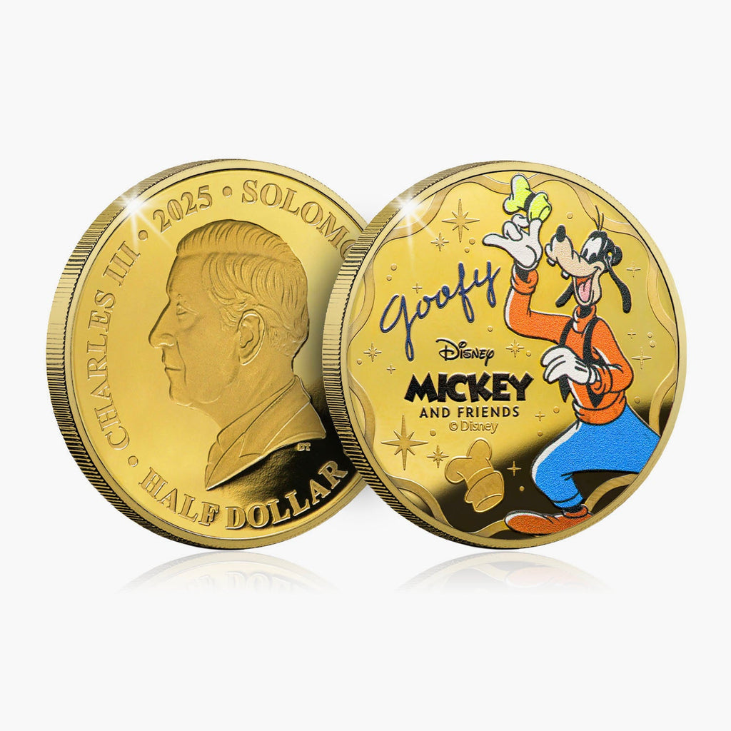 Mickey Mouse en vrienden voor altijd 2025 24-karaats vergulde gekke munt