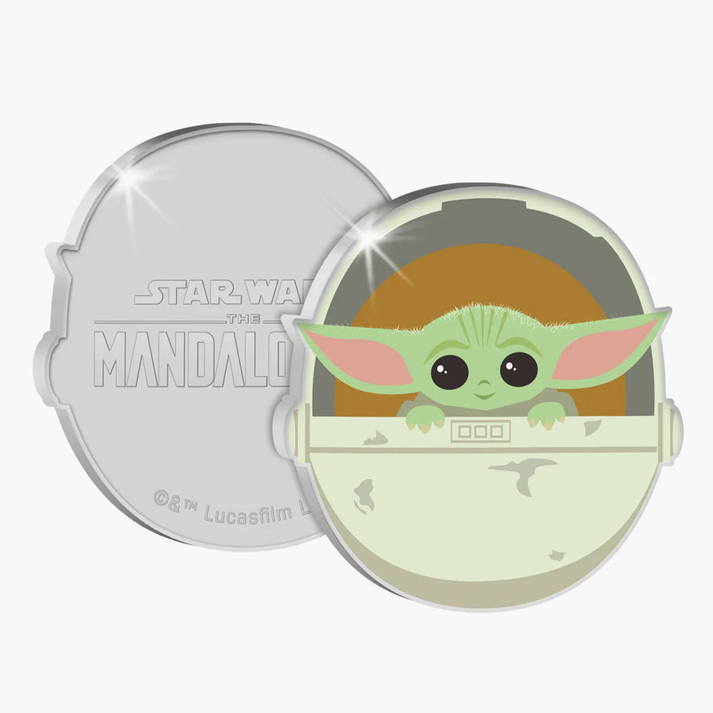 The Mandalorian - Star Wars-herdenkingsmunt in de vorm van Baby Yoda