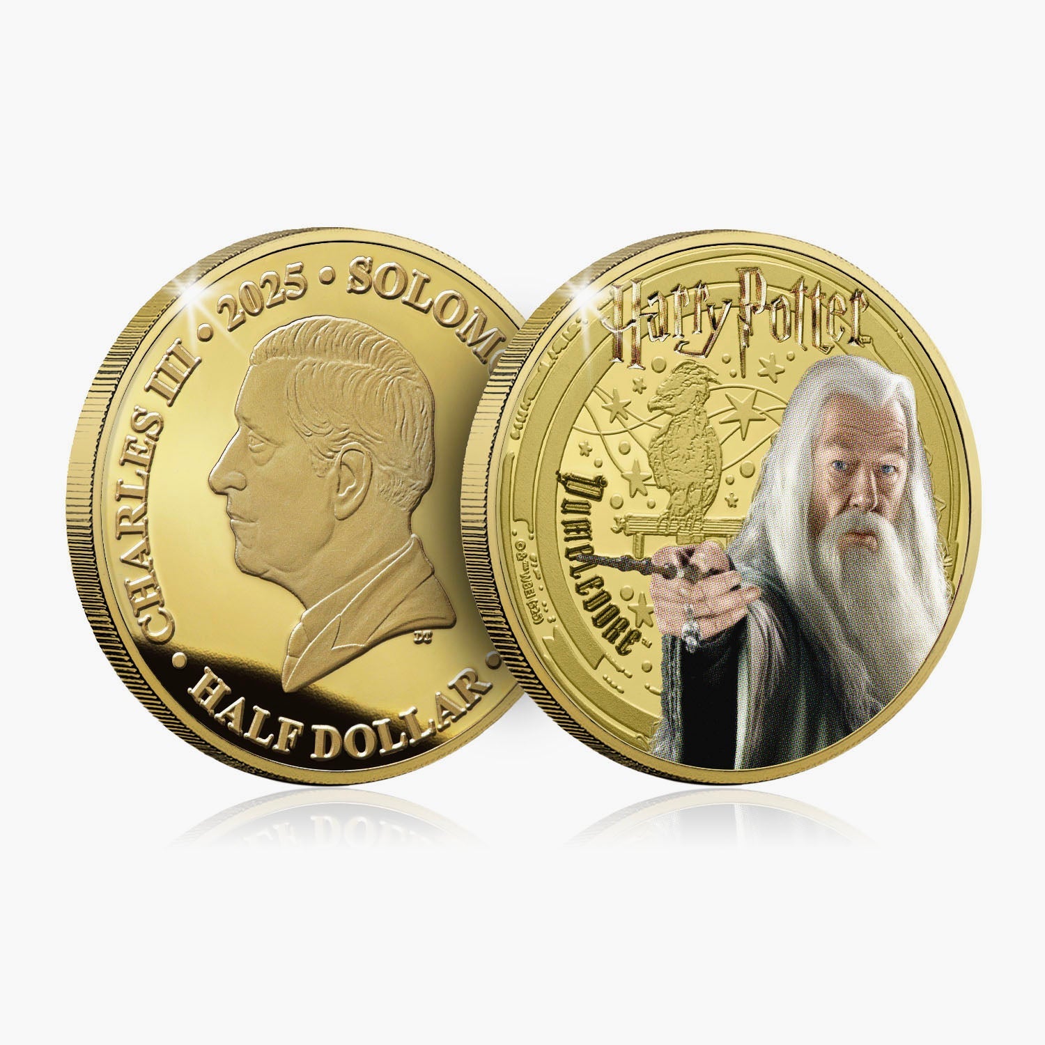 2025 De Magie van Zweinstein Harry Potter 24-karaats vergulde munt