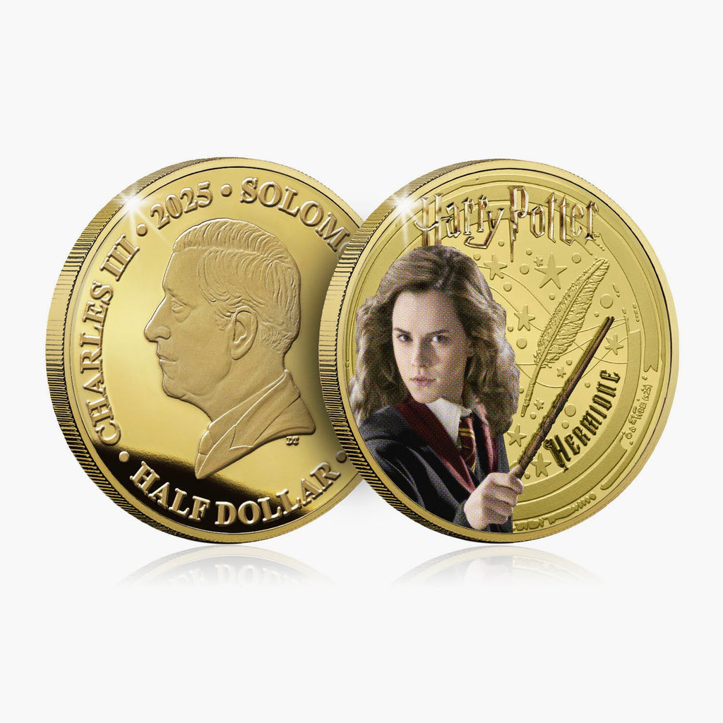 2025 De Magie van Zweinstein Harry Potter 24-karaats vergulde munt