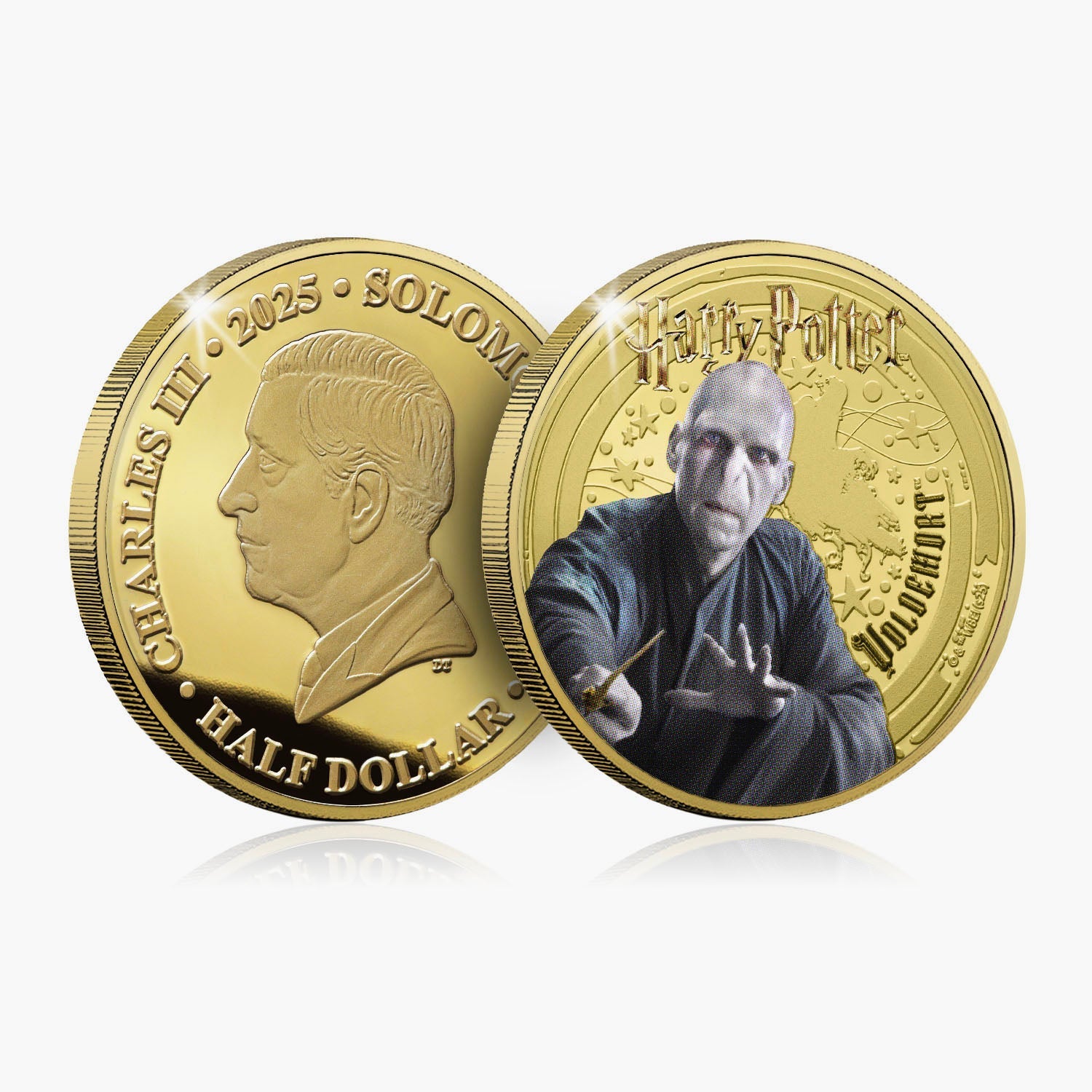 2025 De Magie van Zweinstein Harry Potter 24-karaats vergulde munt