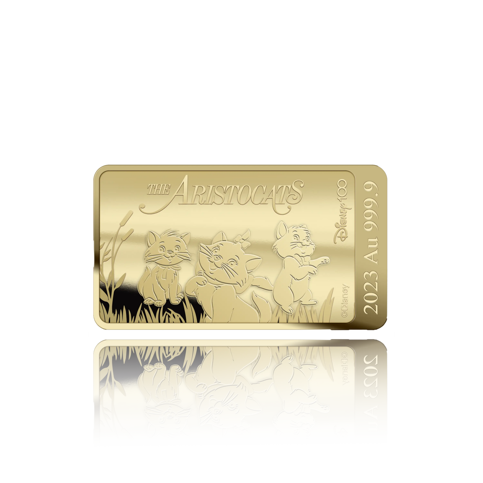 The Aristocats Gold Bar – Disney 100 Years (1/100 oz)