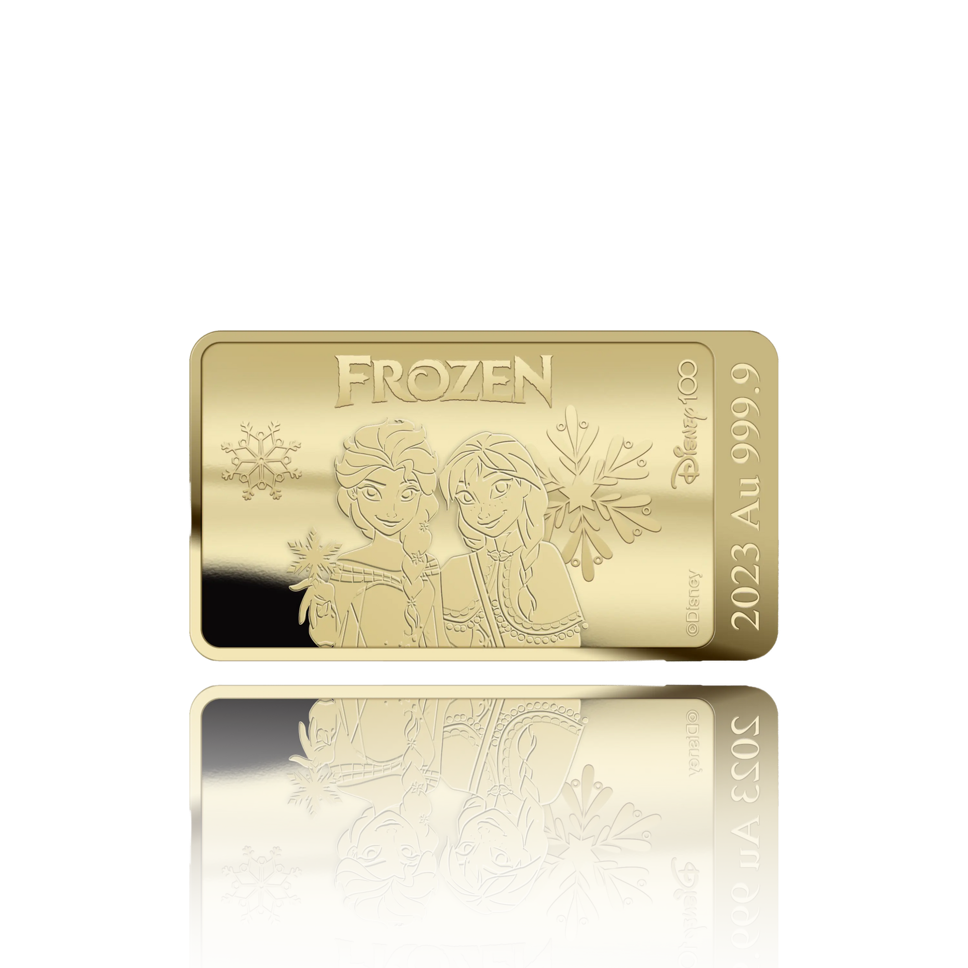 Frozen Gold Bar – Disney 100 Years (1/100 oz)