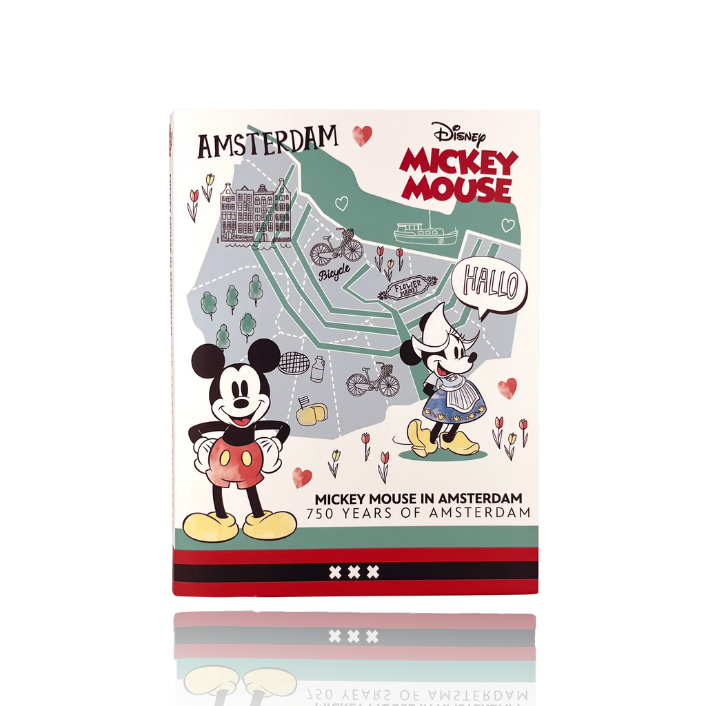 750 ans d'Amsterdam – Mickey Mouse – Coffret exclusif de pièces plaquées or
