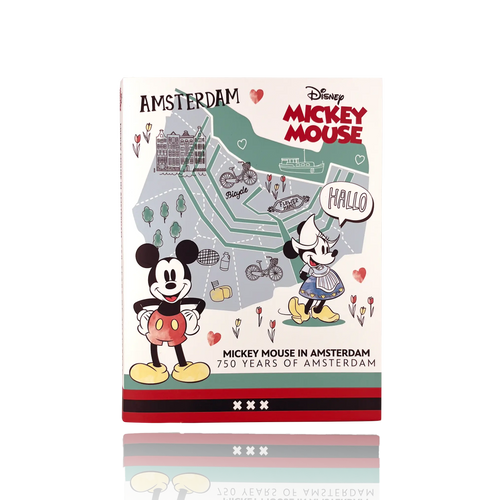 750 Years of Amsterdam – Mickey Mouse – Exclusive Gold plated Coin Set