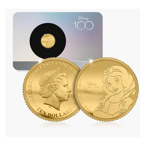 Solid Gold Coin – Snow White – Disney 100th Anniversary